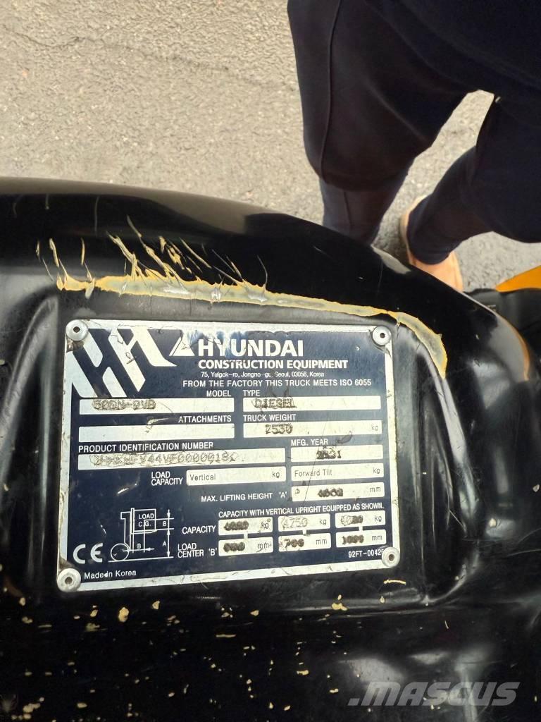 Hyundai 50 DN-9 VB Diesel gaffeltrucks