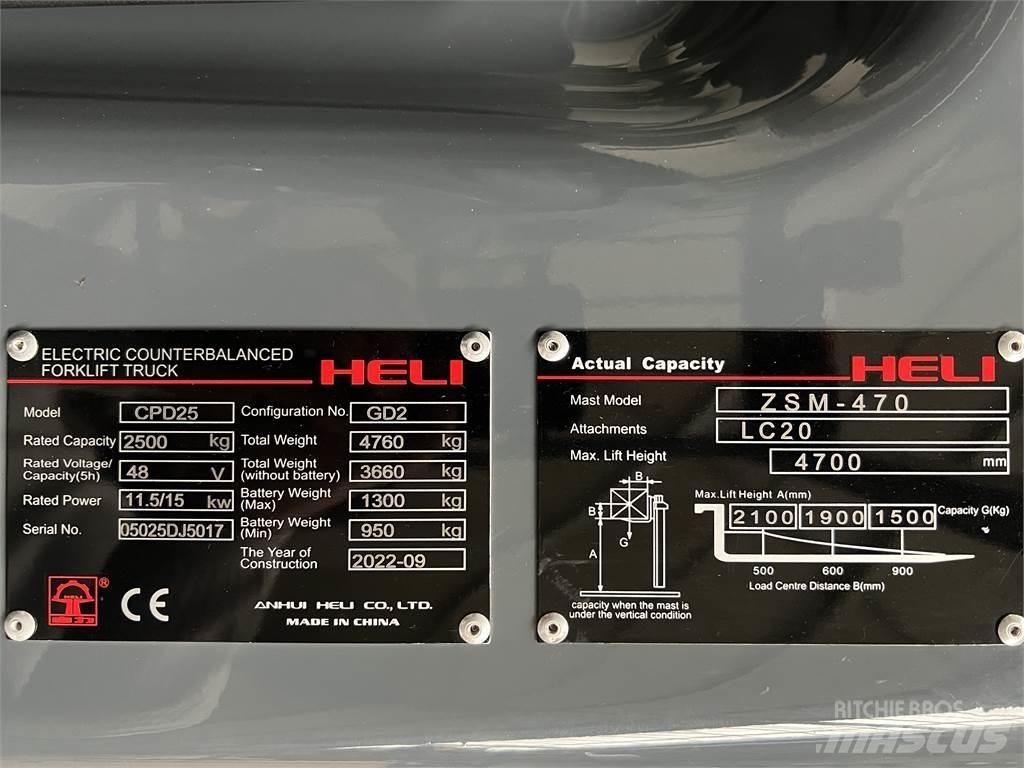 Heli CPD25 GD2 / NEU El gaffeltrucks