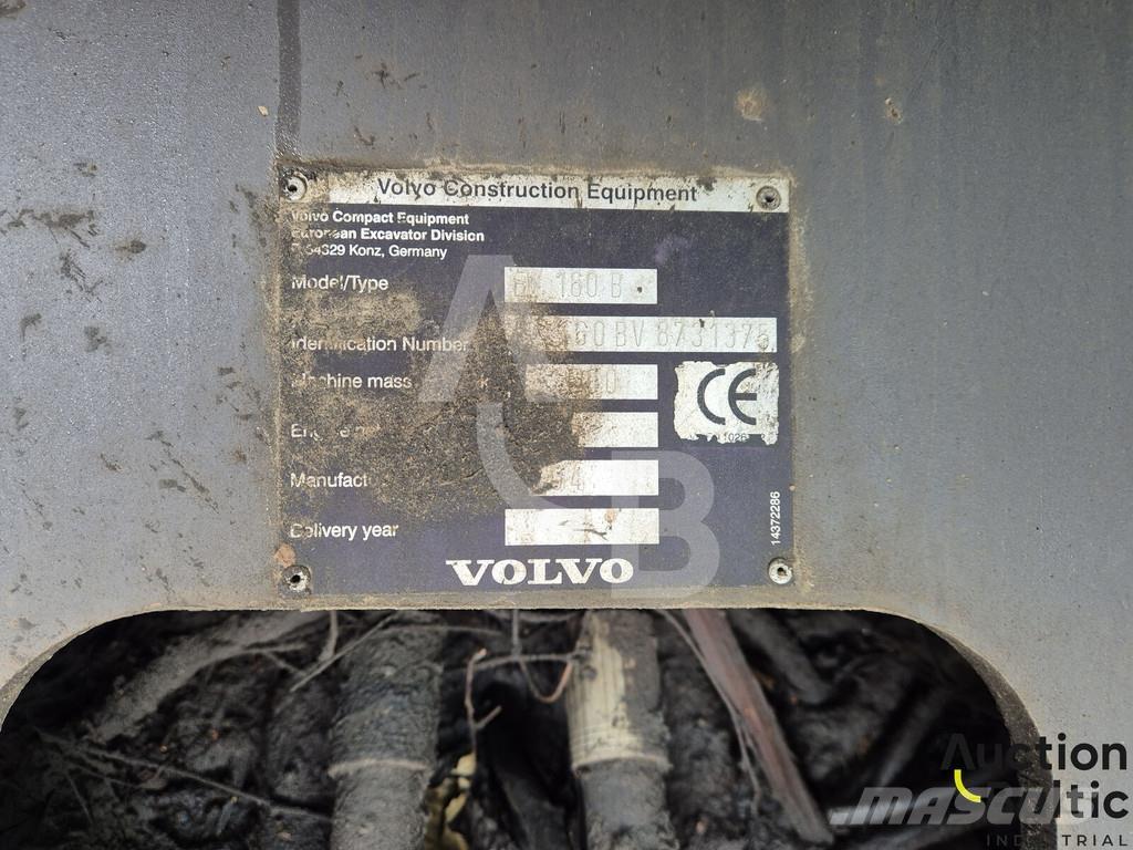 Volvo EW 160 B Gravemaskiner på hjul