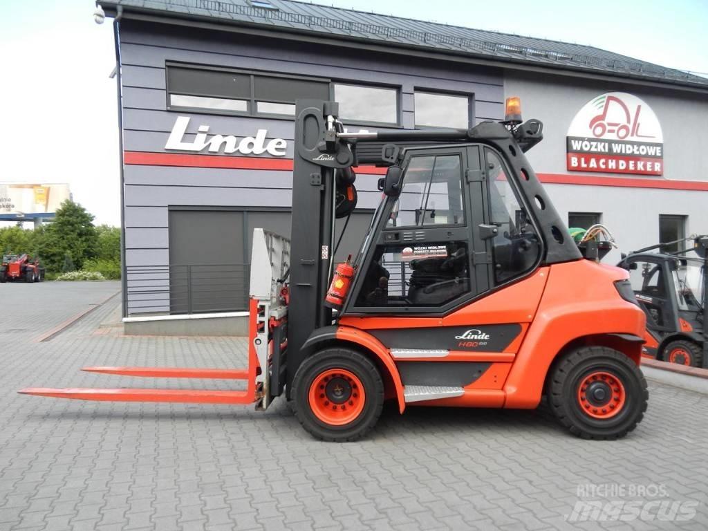 Linde H80T-03 LPG gaffeltrucks