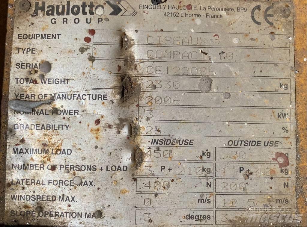 Haulotte Compact 10 Saxlifte