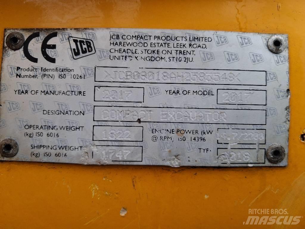 JCB 8018 CTS Minigravemaskiner