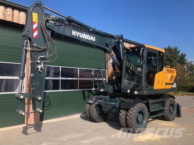 Hyundai HW 140 A Gravemaskiner på hjul