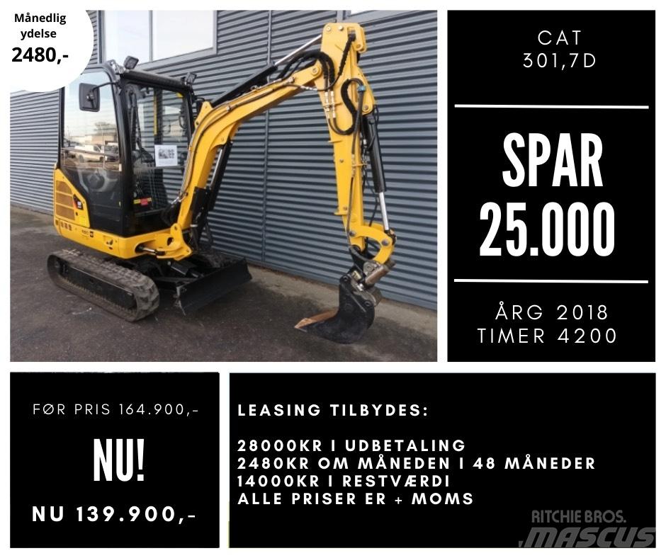 CAT 301,7d Minigravemaskiner