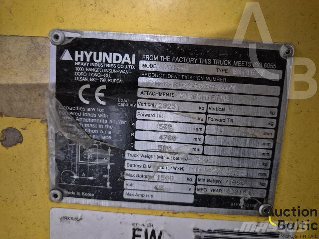 Hyundai 30B-9 El gaffeltrucks