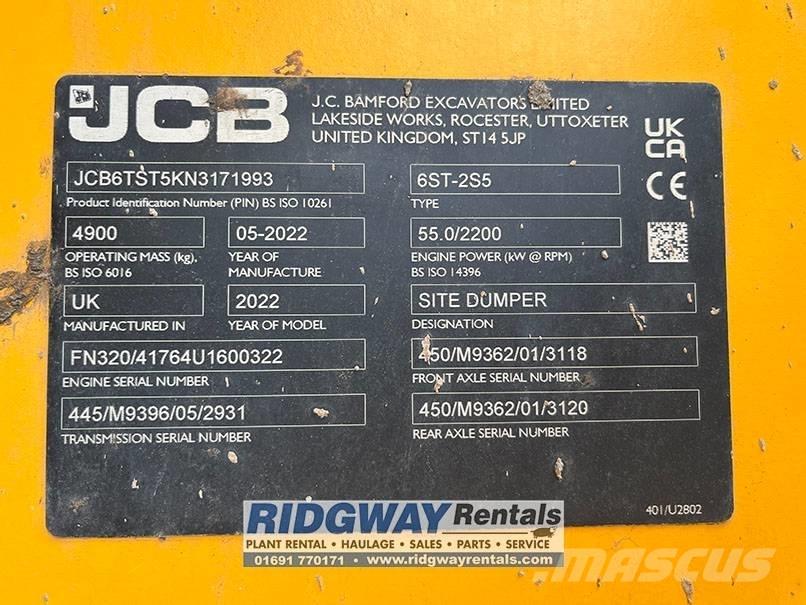 JCB 6 ST Dumpere