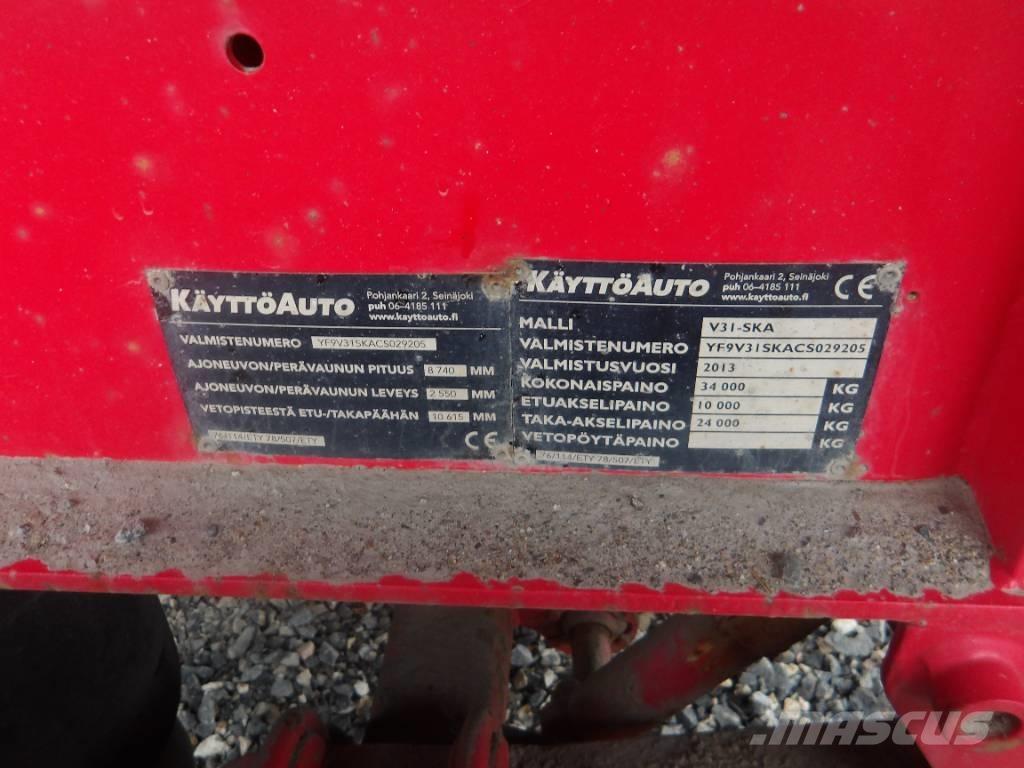  Käyttöauto V31 4 aks Anhænger med tip