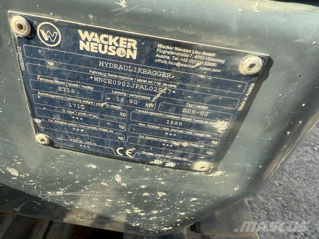 Wacker Neuson ET 16 Minigravemaskiner