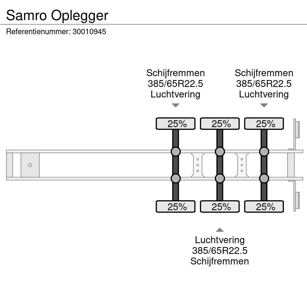 Samro Oplegger Semi-trailer med Gardinsider