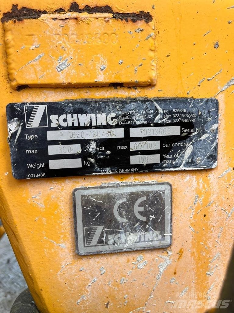 Schwing P1620-120/80 Betonpumper