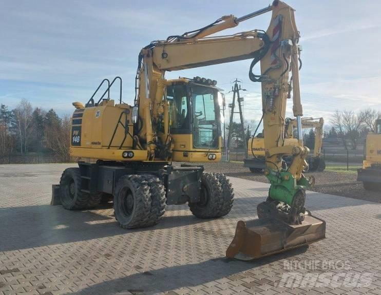 Komatsu PW 148-10 Gravemaskiner på hjul