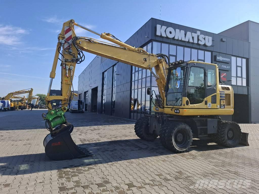 Komatsu PW 148-10 Gravemaskiner på hjul