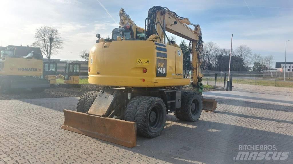 Komatsu PW 148-10 Gravemaskiner på hjul