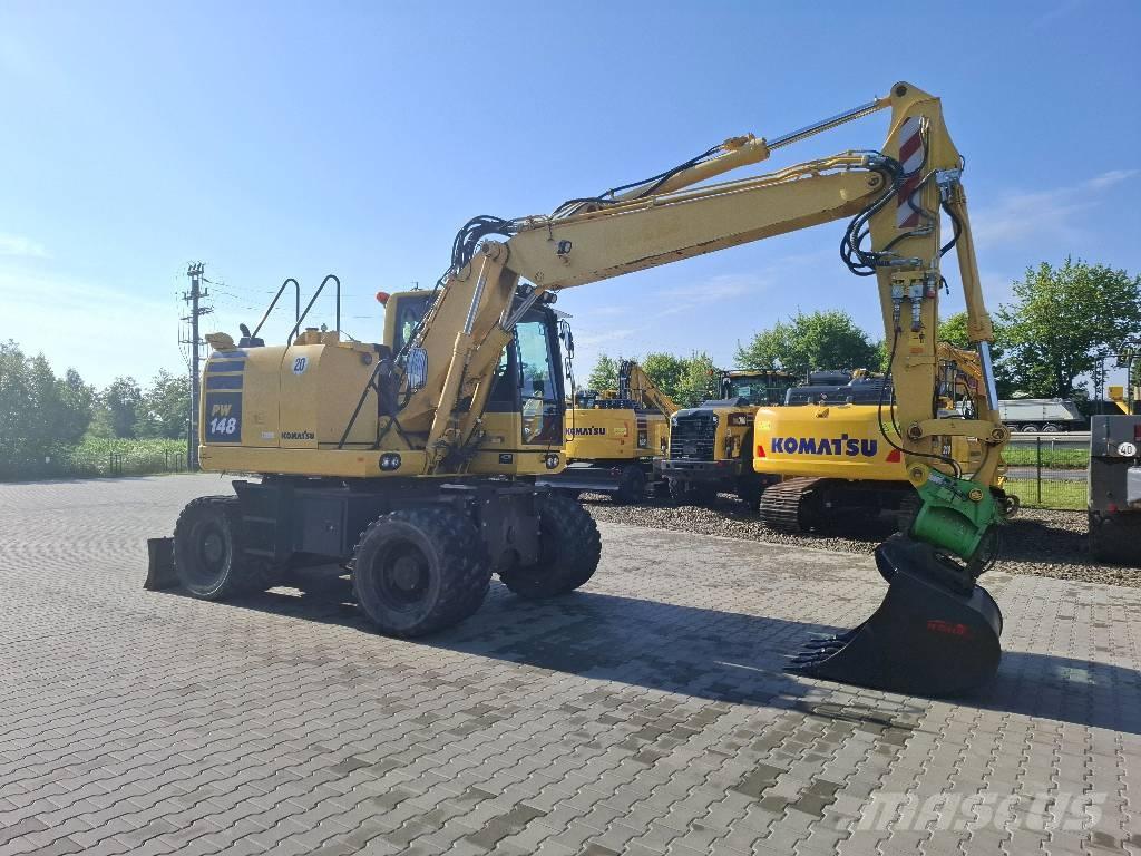 Komatsu PW 148-10 Gravemaskiner på hjul