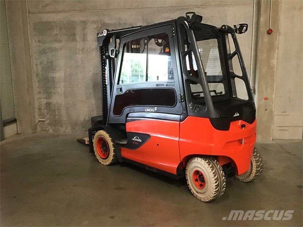 Linde E50HL El gaffeltrucks