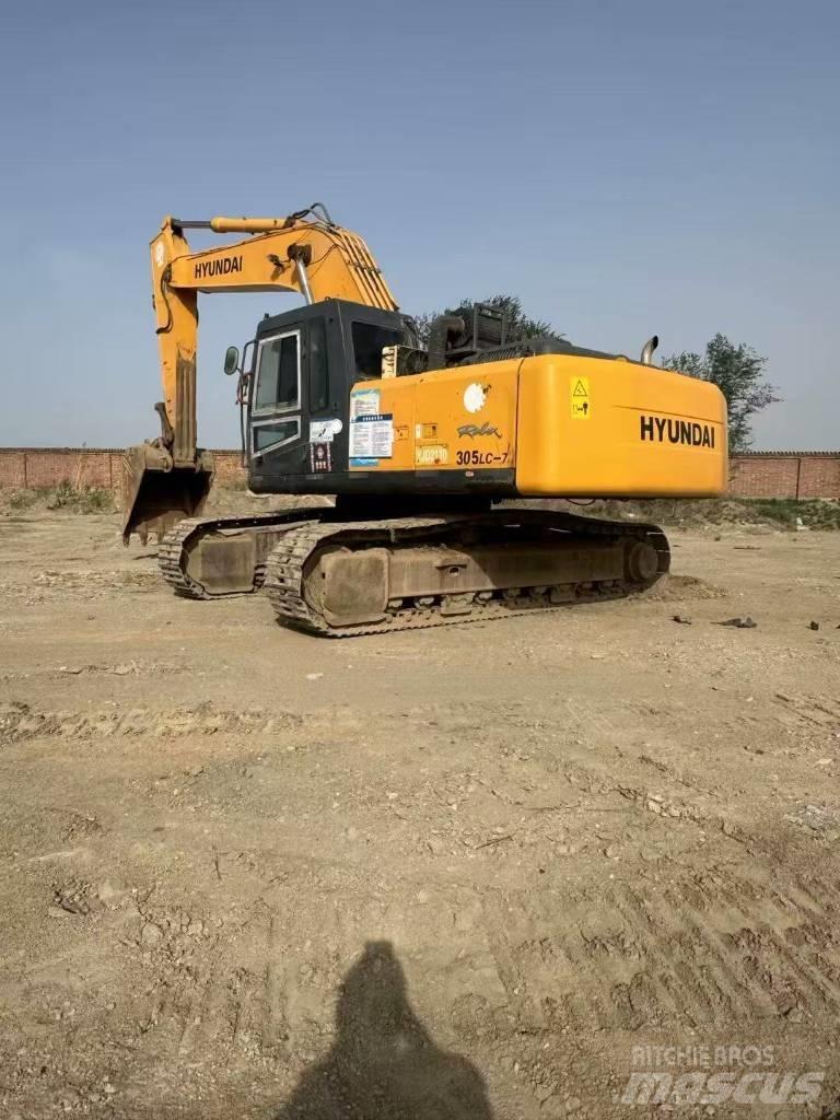 Hyundai R305lc-7 Gravemaskiner på larvebånd
