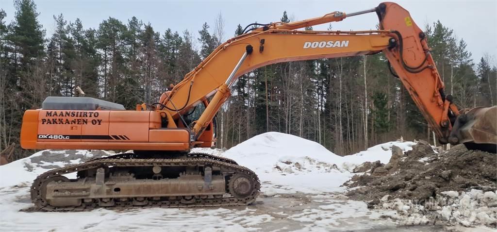 Doosan DX 480 LC Gravemaskiner på larvebånd