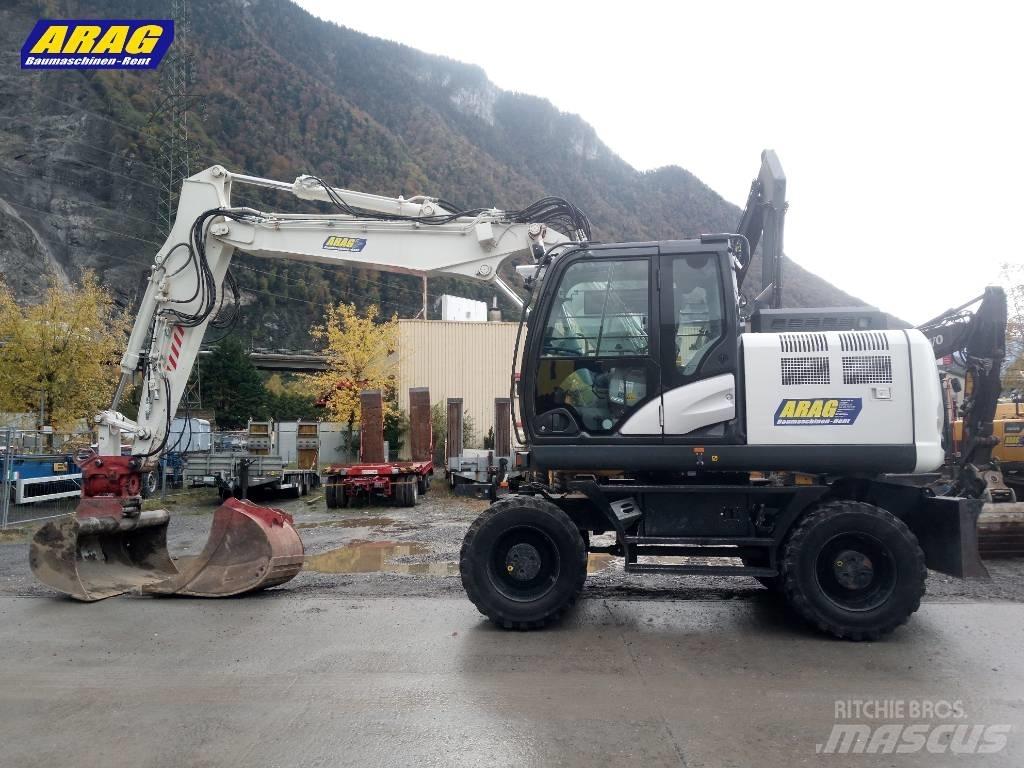 Hitachi ZX 140 W-6 Gravemaskiner på hjul
