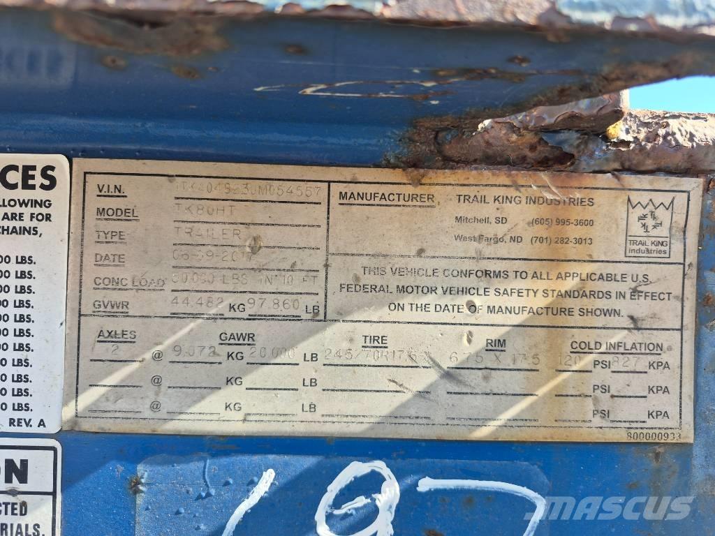 Trail King TK80HT Andre anhængere