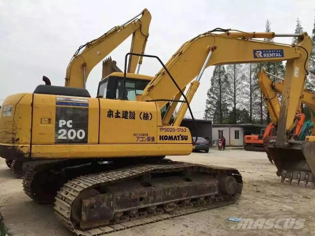 Komatsu pc200-7 Gravemaskiner på larvebånd