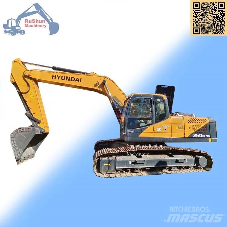 Hyundai 260 LC Gravemaskiner på larvebånd