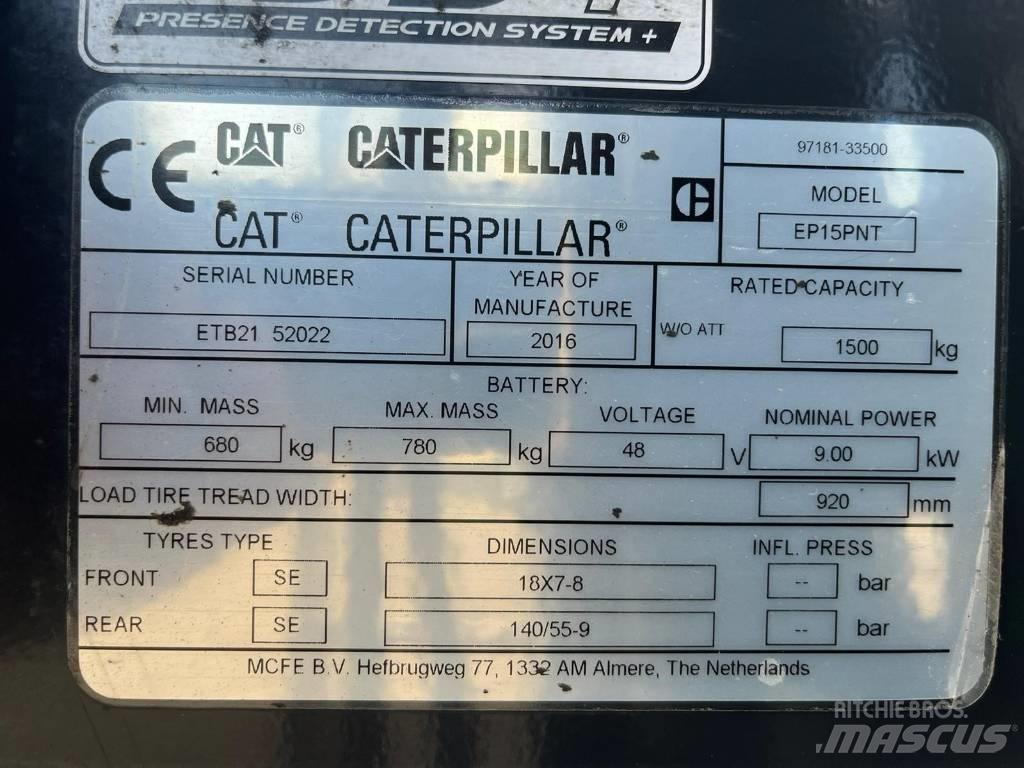 CAT EP15NT El gaffeltrucks