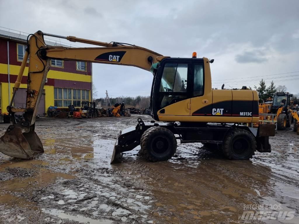 CAT M 313 C Gravemaskiner på hjul