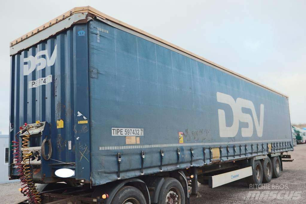 Krone SD Semi-trailer med Gardinsider