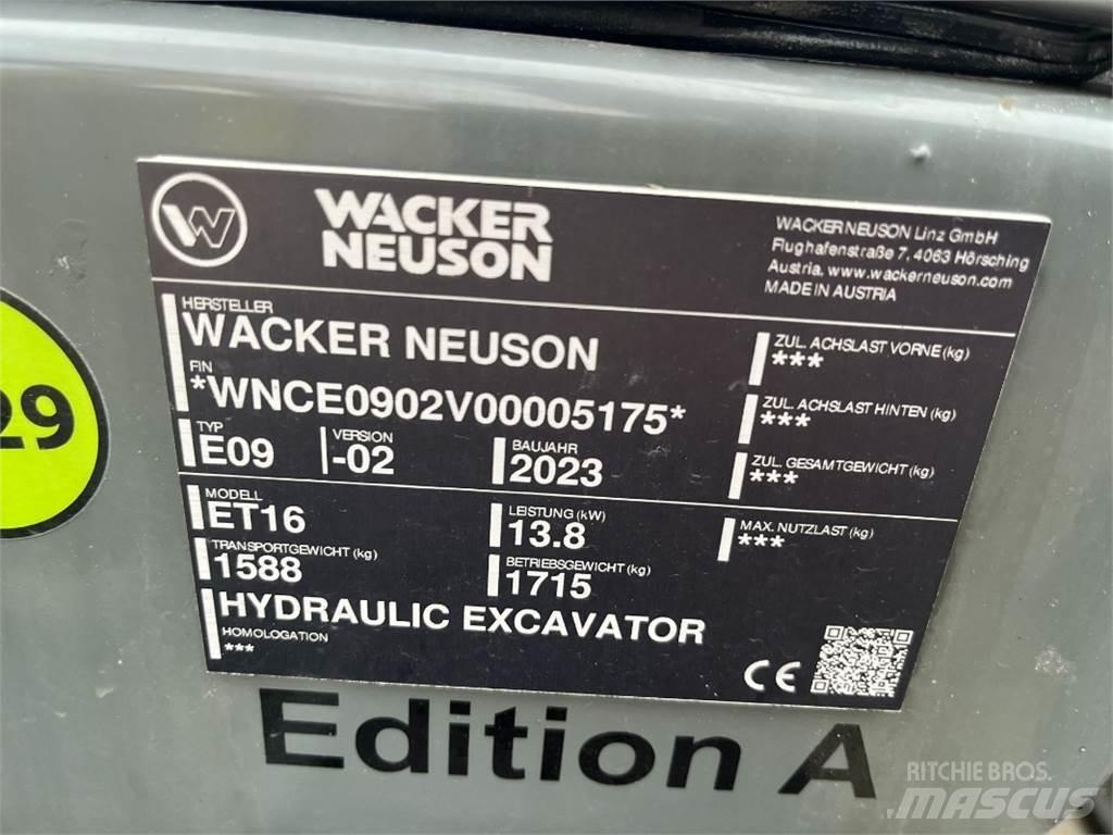 Wacker ET 16 Minigravemaskiner