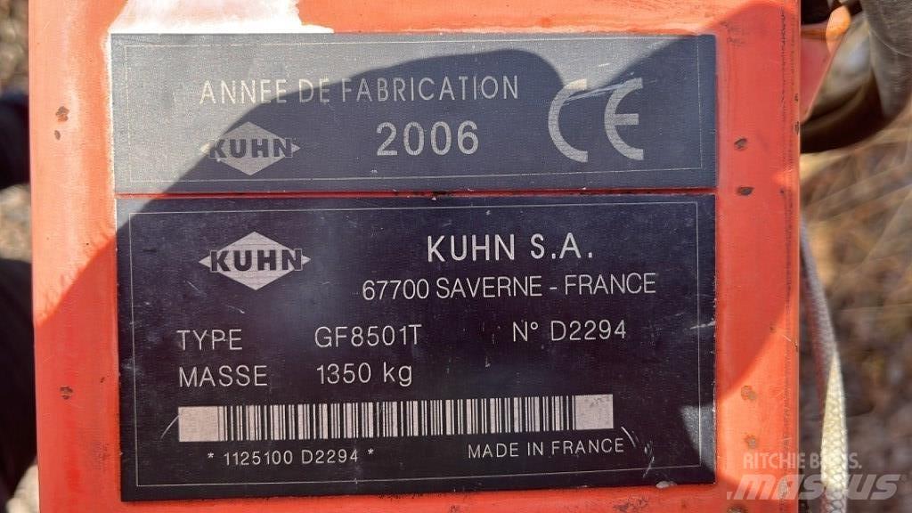 Kuhn GF 8501 T River og høvendere