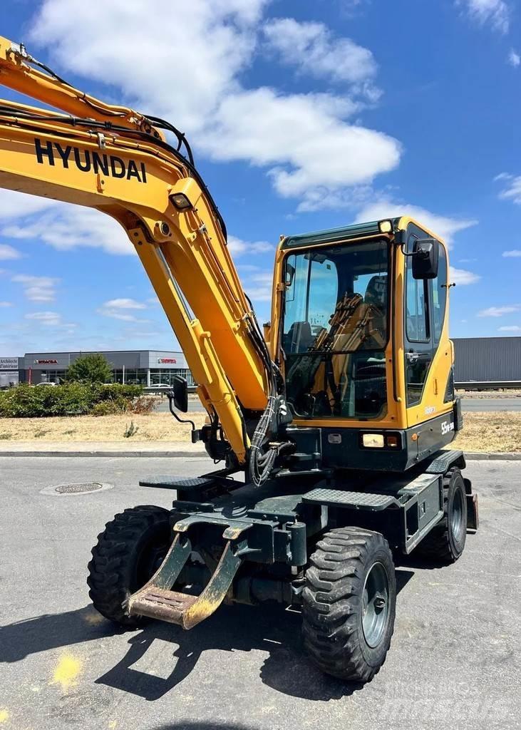 Hyundai R55W-9A Gravemaskiner på hjul