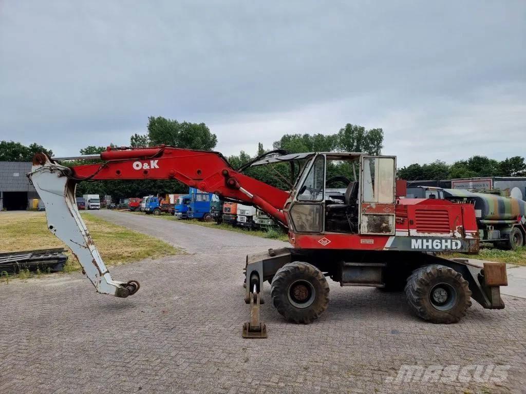 O&K MH6HD Gravemaskiner på hjul