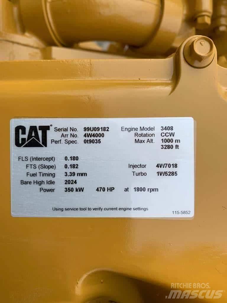 CAT 3408 DITA Marinemotorenheder