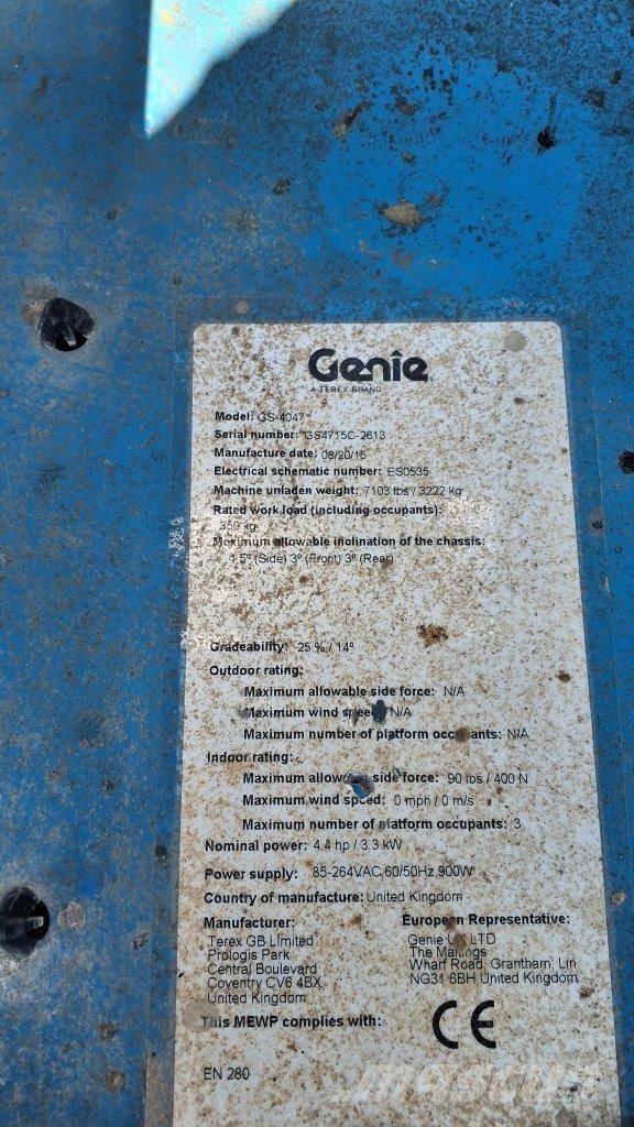 GENIE GS4047 Saxlifte