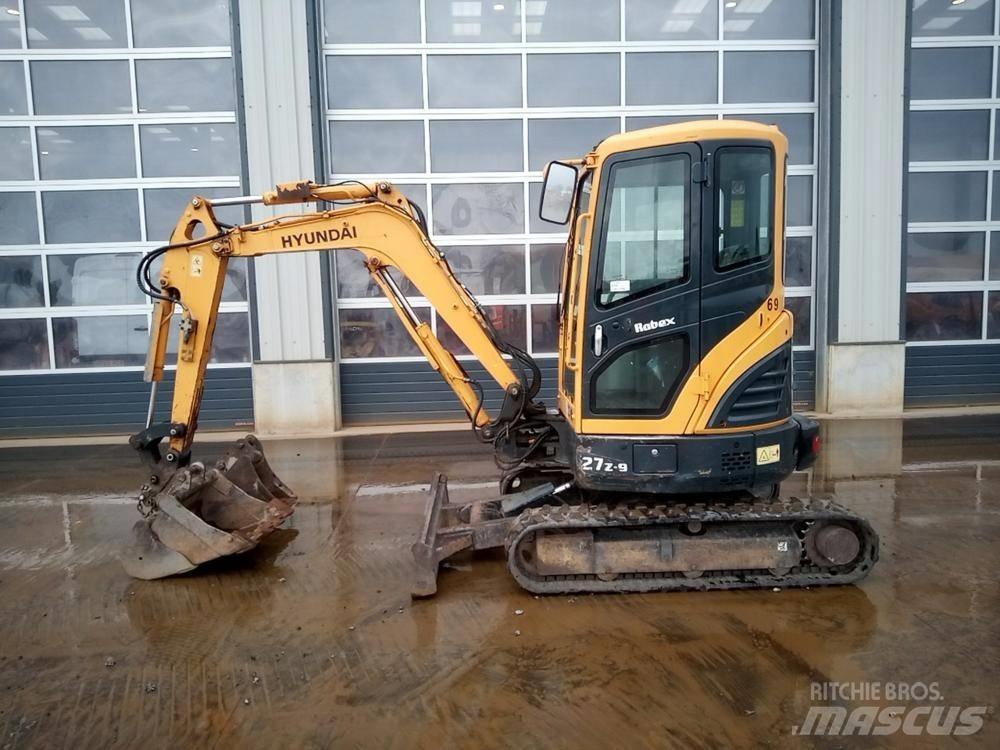 Hyundai Robex 27Z-9 Minigravemaskiner