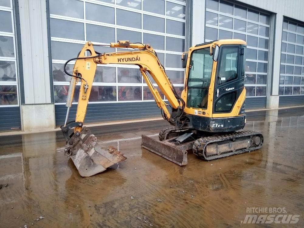Hyundai Robex 27Z-9 Minigravemaskiner