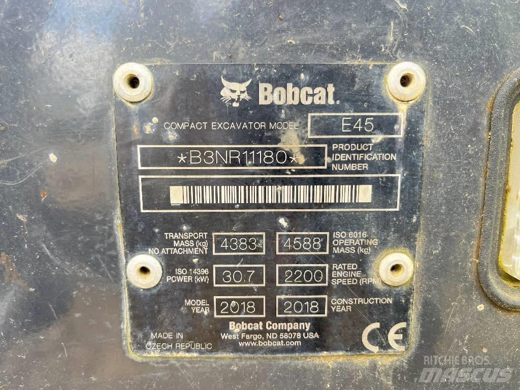 Bobcat E 45 Minigravemaskiner