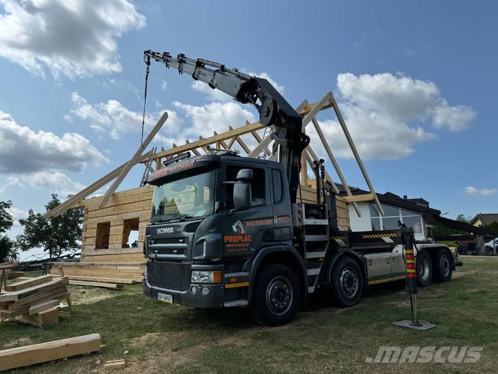 Scania P 460 Demonterbare/wirehejs lastbiler