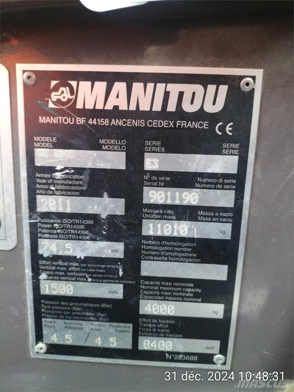 Manitou 1840MT Teleskoplæssere