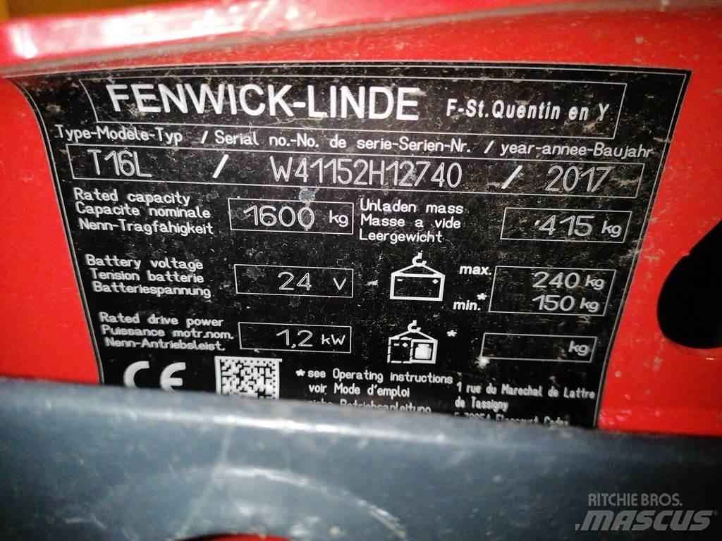 Linde T16L El-palleløftere