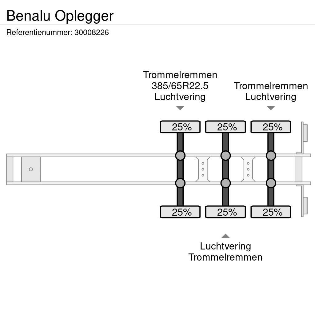 Benalu Oplegger Semi-trailer med tip