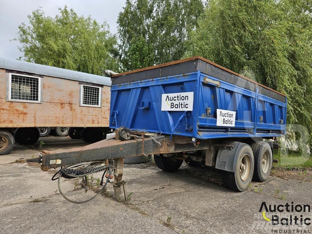 Meiller MZDA 18/2 Semi-trailer med Gardinsider