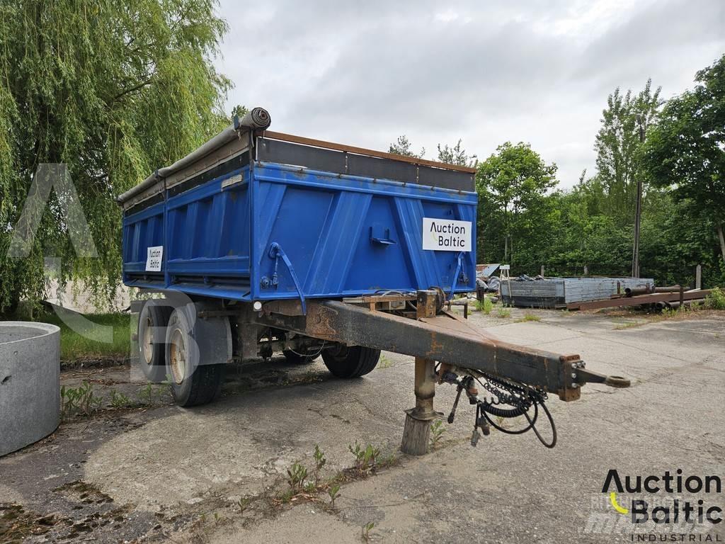 Meiller MZDA 18/2 Semi-trailer med Gardinsider