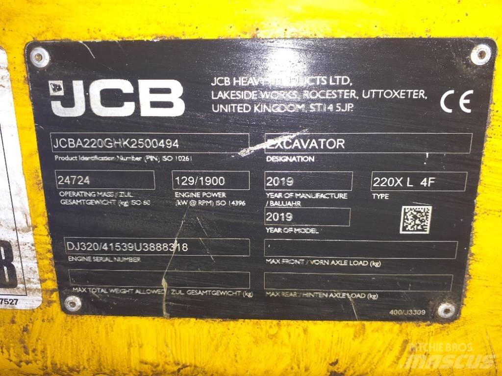 JCB 220X LC Gravemaskiner på larvebånd
