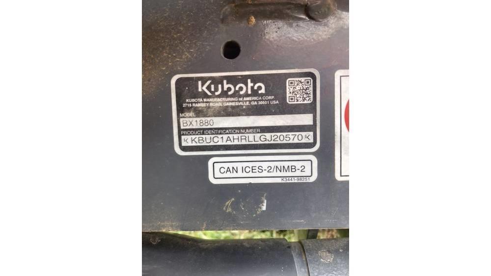 Kubota BX 1880 Traktorer