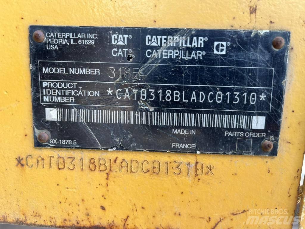 CAT 318 B L Gravemaskiner på larvebånd