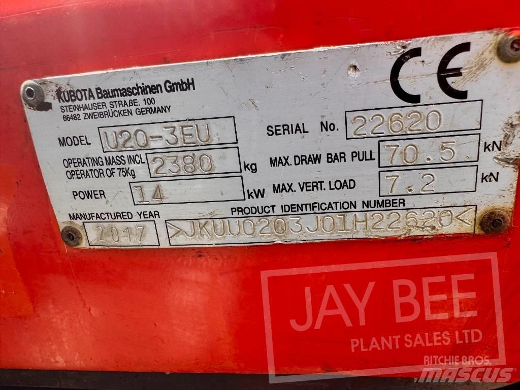 Kubota U 20-3 Minigravemaskiner