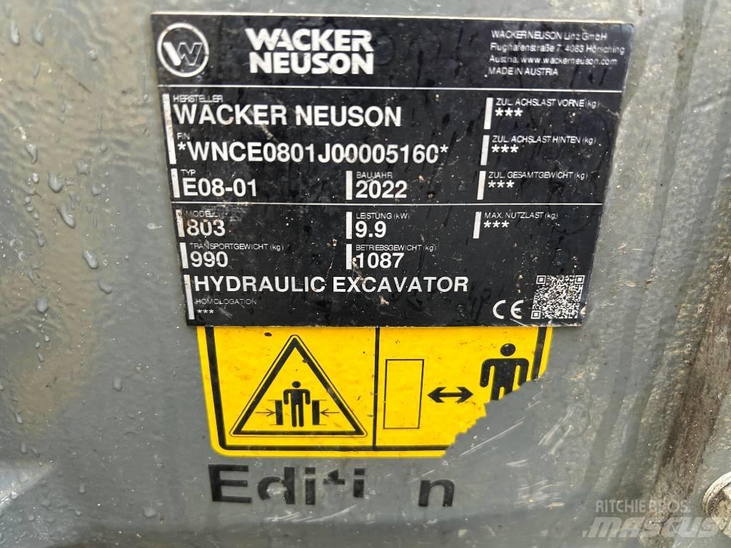 Wacker Neuson 803 Gravemaskiner på larvebånd