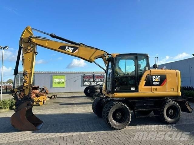 CAT M 314 F Gravemaskiner på hjul