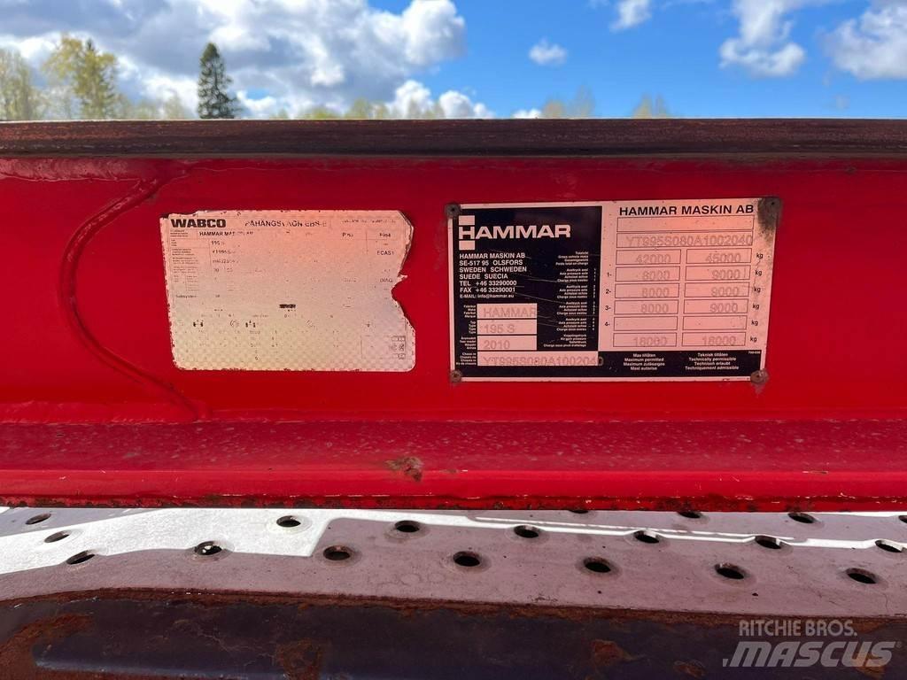 Hammar 195 S Semi-trailer med containerramme